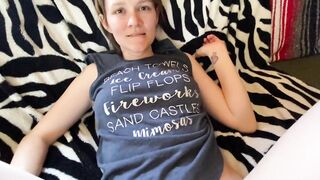 Nympho supplicates for creampie POV