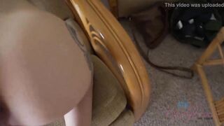 Mixed Russian & Oriental Redhead sucks jock and bangs / Megan Winters / POV Amateur