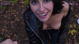 Public Agent Pickup in Outdoor Park with Real Sex and Cum in Throat / Kiss Cat