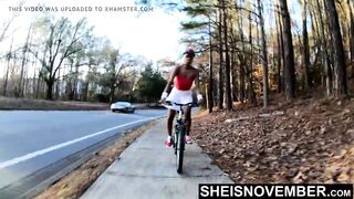 4k Unexpected Adventure During The Time That Riding My Bike Public Nudity