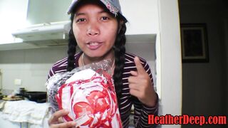 eighteen Week Prego oriental Thai Teen Nurse cosplay Deepthroat Throatpie Creamthoat Drink Biggest Load large shlong