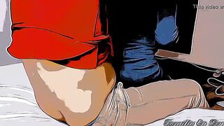 My Sexy Sister-in-Law Wishes to Learn to Play Movie Games Sitting on My Legs Part 1 - Toon Version