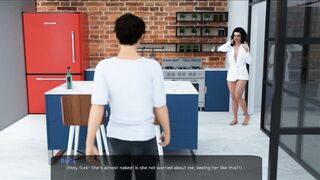 41 - Milfy Town - v0.6e - Part 41 -  My lascivious auntie crave to screw me in her kitchen (dubbing)