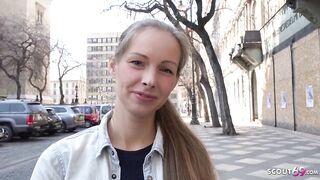 GERMAN SCOUT - SLENDER TEEN KINUSKI TALK TO CLIMAX SCREW