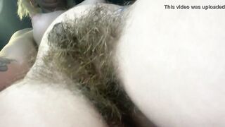 bare dancer with biggest bushy bush