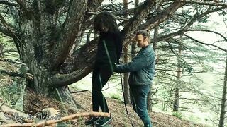 Little Red Riding Hood gets bound up in the woods - EroticxXxpress