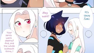 Fitting room + Comics futanari neko angel comic