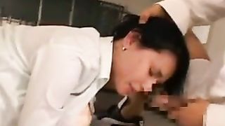 Teacher Maria Ozawa Gag with two student