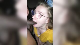 Throatfucking kittys sloppy cute face