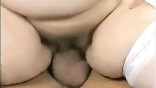 big beautiful woman CORPULENT BOOTY GRANNY BANGED ON A SOFA