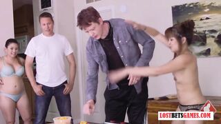 two Couples Have One Hell of a Time As the Clothing Come off