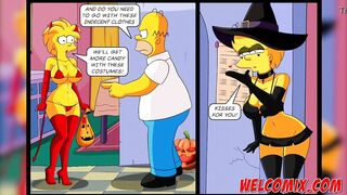 Halloween night with sex - The Simptoons