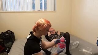 Bladder Catheter Filling with my Partners Despairing Pee