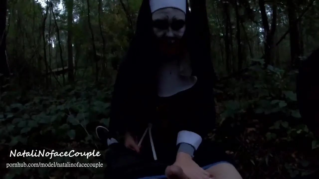 Free HD Horror porn- nun. I drilled sexually excited horror nun and cum on  face in the forest -HALLOWEEN Vid