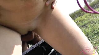 LILLY-LIL - Public Banging Next on German Highway (Hardcore Public) (Lilly Lil)