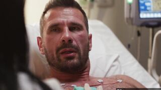 Deeper. Hot nurse Angela White takes care of patient Manuel