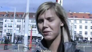 CZECH STREETS - Ilona takes money for public sex - Czechstreets
