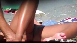HAWT BIKINI TEENS - Naked Beach Voyeur Hd Spycam