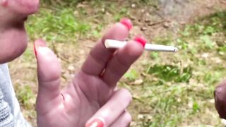 Blow Job and Smokin' 2 Cigarettes and Cum Shoot in My Throat lengthy com playing