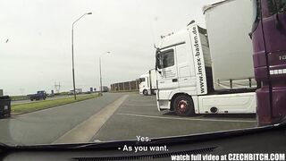 CZECHBITCH - Street Slut Picked up for CarFuck