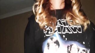 I bang my lewd nerd angel during the time that I see STAR WARS