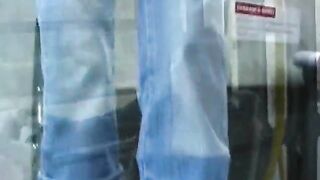 Flashing my boobs and snatch on the tram