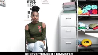 ShopLyfter - Black Teen Gets Punished With Creampie