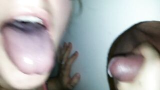 Twitter cumshots at the gloryhole