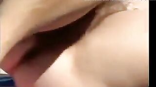 chunky aged shows her shaggy snatch in the sun