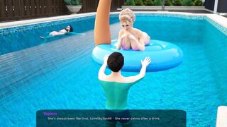Milfy Town [v0.6e] Part 61 Lesbo In The Pool Soo HAWT!!! By LoveSkySan69