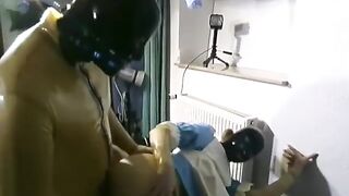 Sex junkie chunky rubber stud bangs a and shy lewd latex whore - Part two