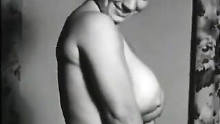 Vintage Porn Movie of sexy large boob blond