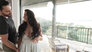 Unfaithful concupiscent wife bangs her husband's employee