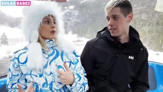 Christy White get screwed public on the ski lift : Sugarbabestv