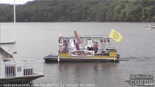 nice-looking angels partying stripped on vacation