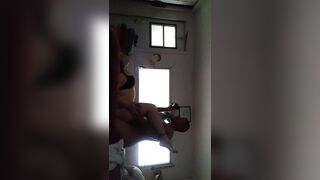 Cheating ex girlfriend screams loudly with multiple organisms