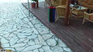 Extraordinary anal sex with sexy golden-haired