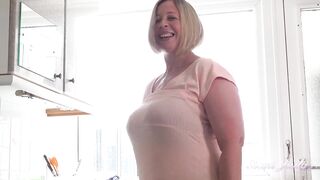 AuntJudys - 48yo Breasty big beautiful woman Step-Auntie Star gives u JOI in the Kitchen