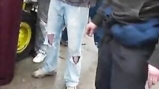 Sarah Jane Masturbates in Public