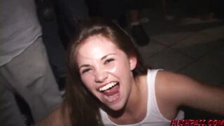 Amanda and Alicia give those Greek boyz a lesson in banging