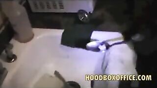 two old granny's one bulky rod hurts vagina