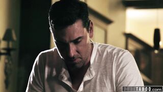 PURE TABOO Brooklyn Gray Lets Her Girlfriend's Pervy Stepdad Creampie Her