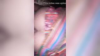 Chapina climbs on top of a ramrod with unsightly music in the background