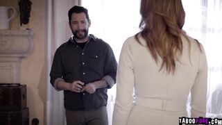 Boyfriend ask his girlfriend to comfort her lonely daddy and this babe assents