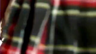 Sexy schoolgirl gets a harsh paddling and can not sit down