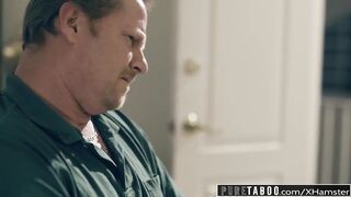 PURE TABOO Dad Bitches Out Daughter to Pay Off His Debts