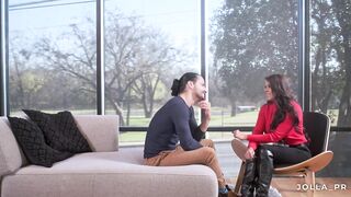 I lastly got my psychology patient to bang me in my office