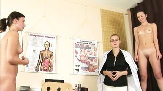 ENF - Humiliating nude gyno exam lessons in nursing school