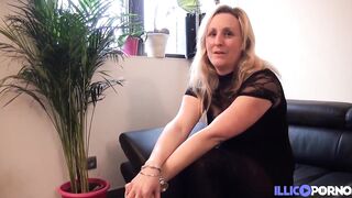 Older golden-haired woman, Clara is doing it with 2 younger boys at the same time