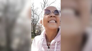 Miiana - DEFI : je me fais baiser par un inconnu dans le parc